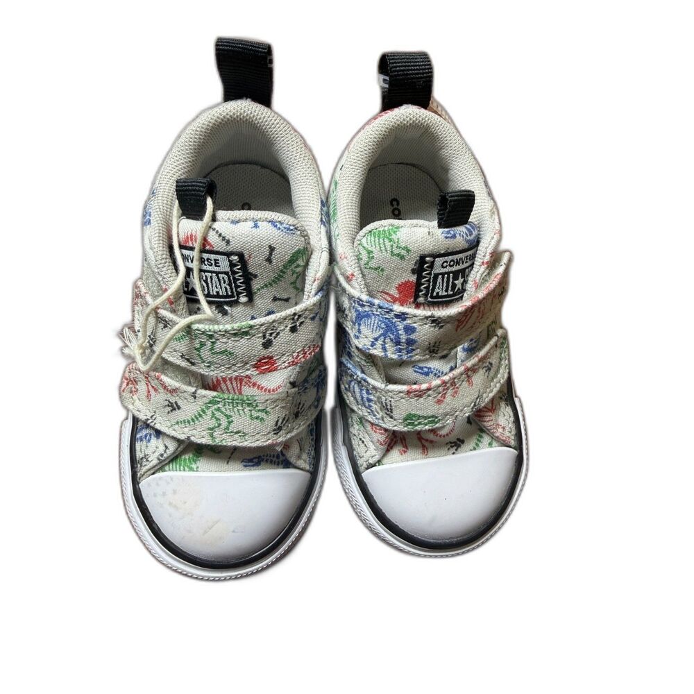 Converse Toddler Size 5 Dinosaur Shoes